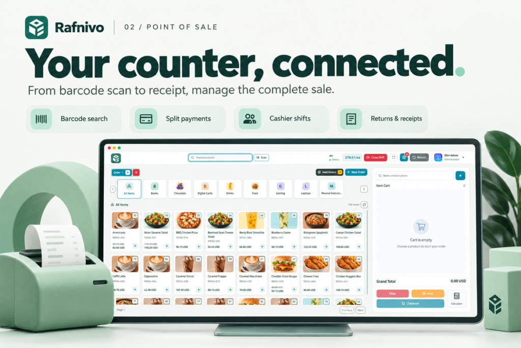 Screenshot 4 of 12 for Rafnivo – Inventory, POS & Online Store