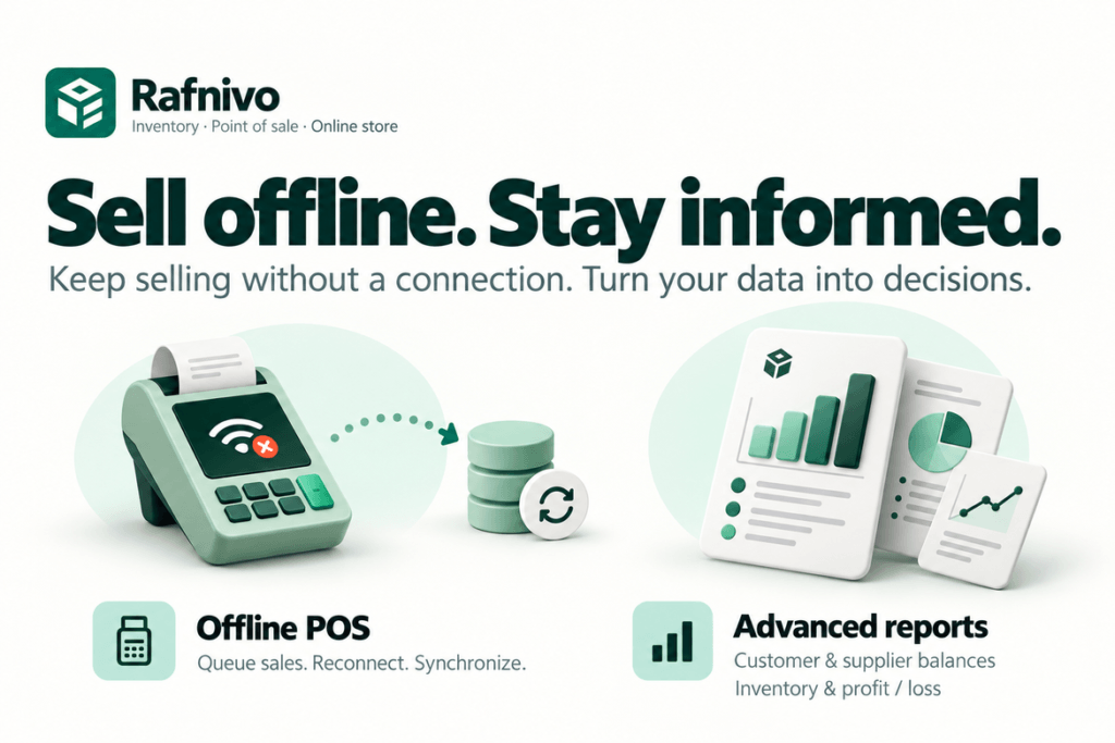Screenshot 5 of 12 for Rafnivo – Inventory, POS & Online Store